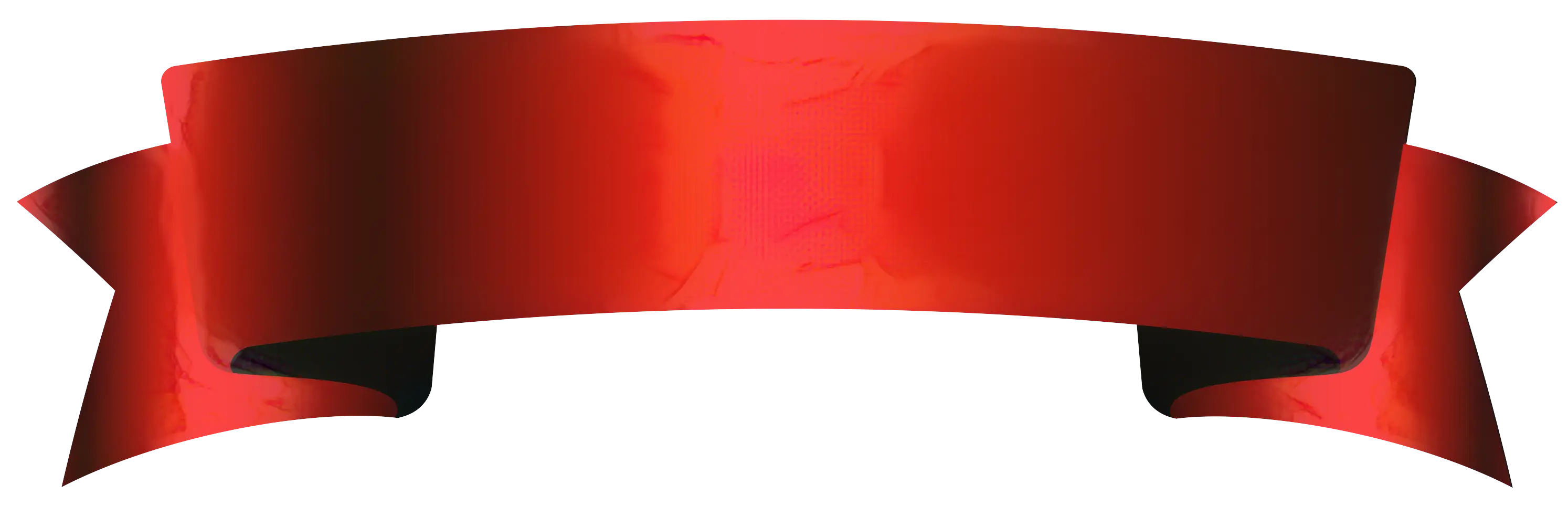 Red Ribbon Banner Decoration