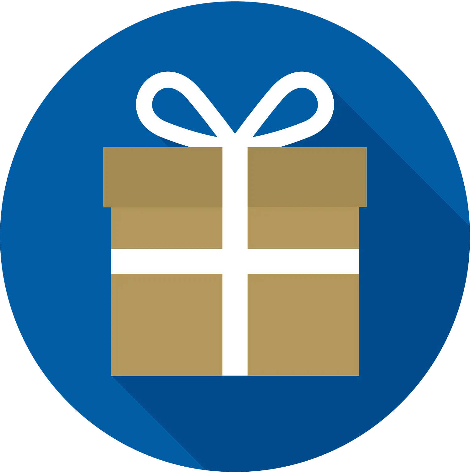 Gold Gift Box with Bow for Festive Occasions