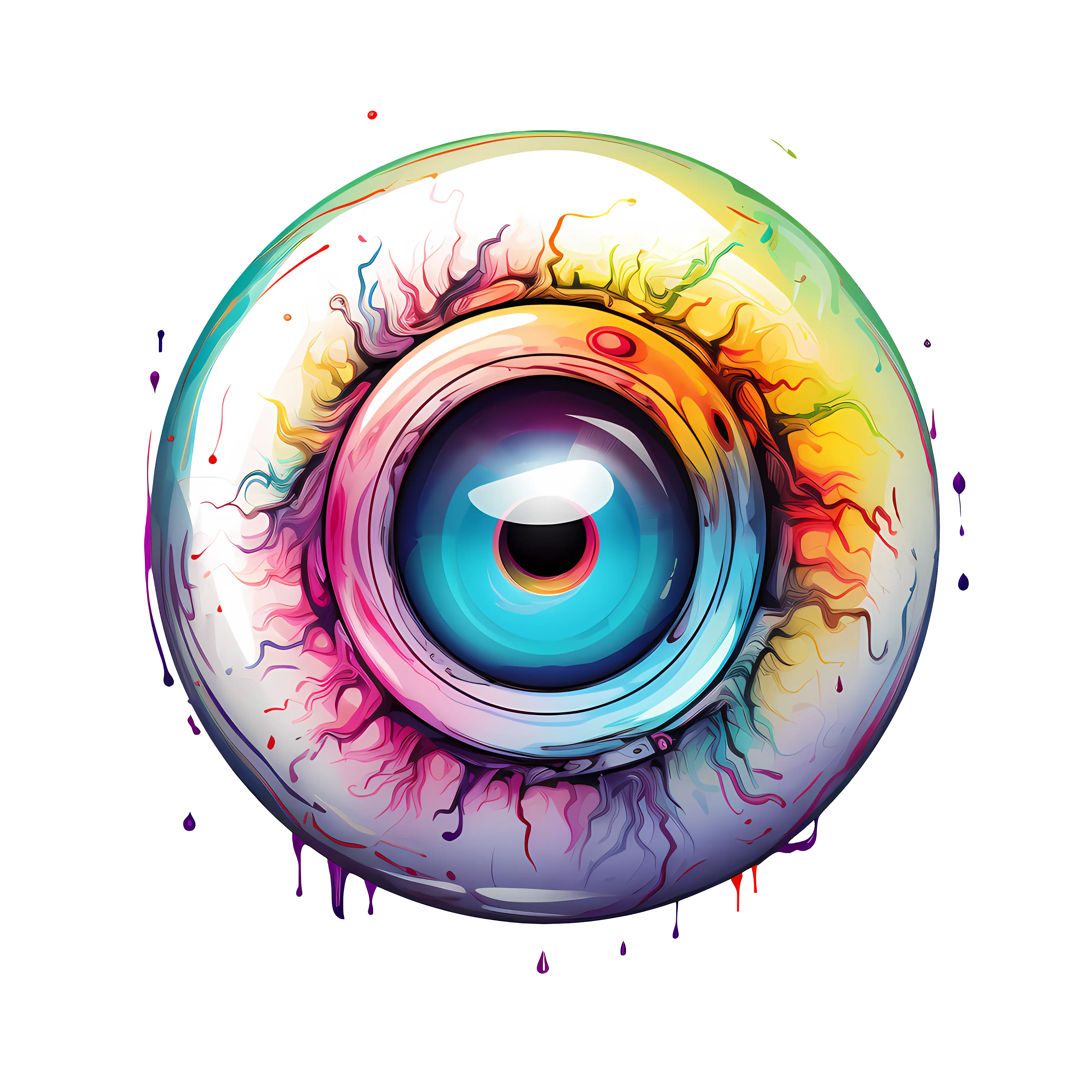 Colorful Artistic Eye Illustration