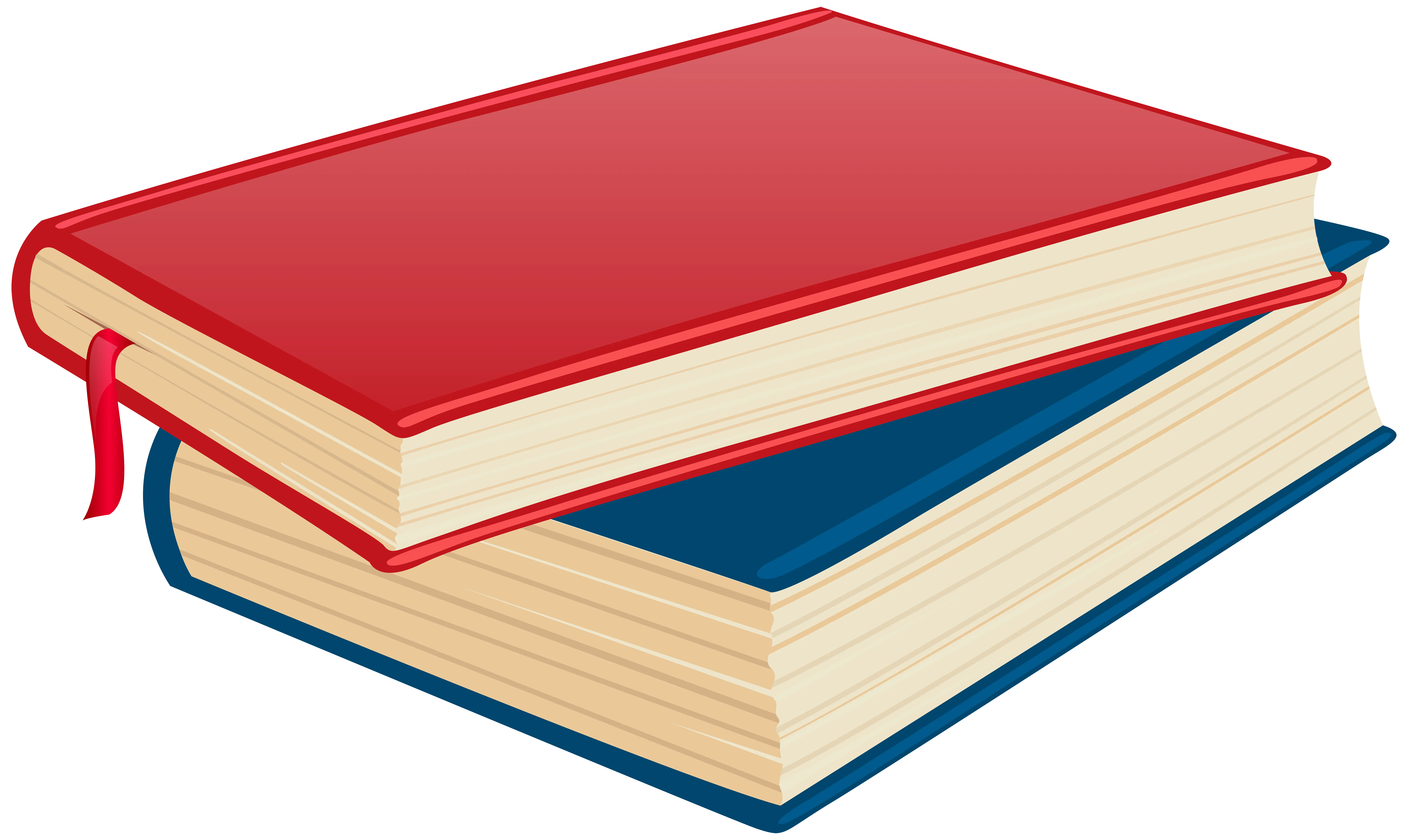 Colorful Stack of Two Books