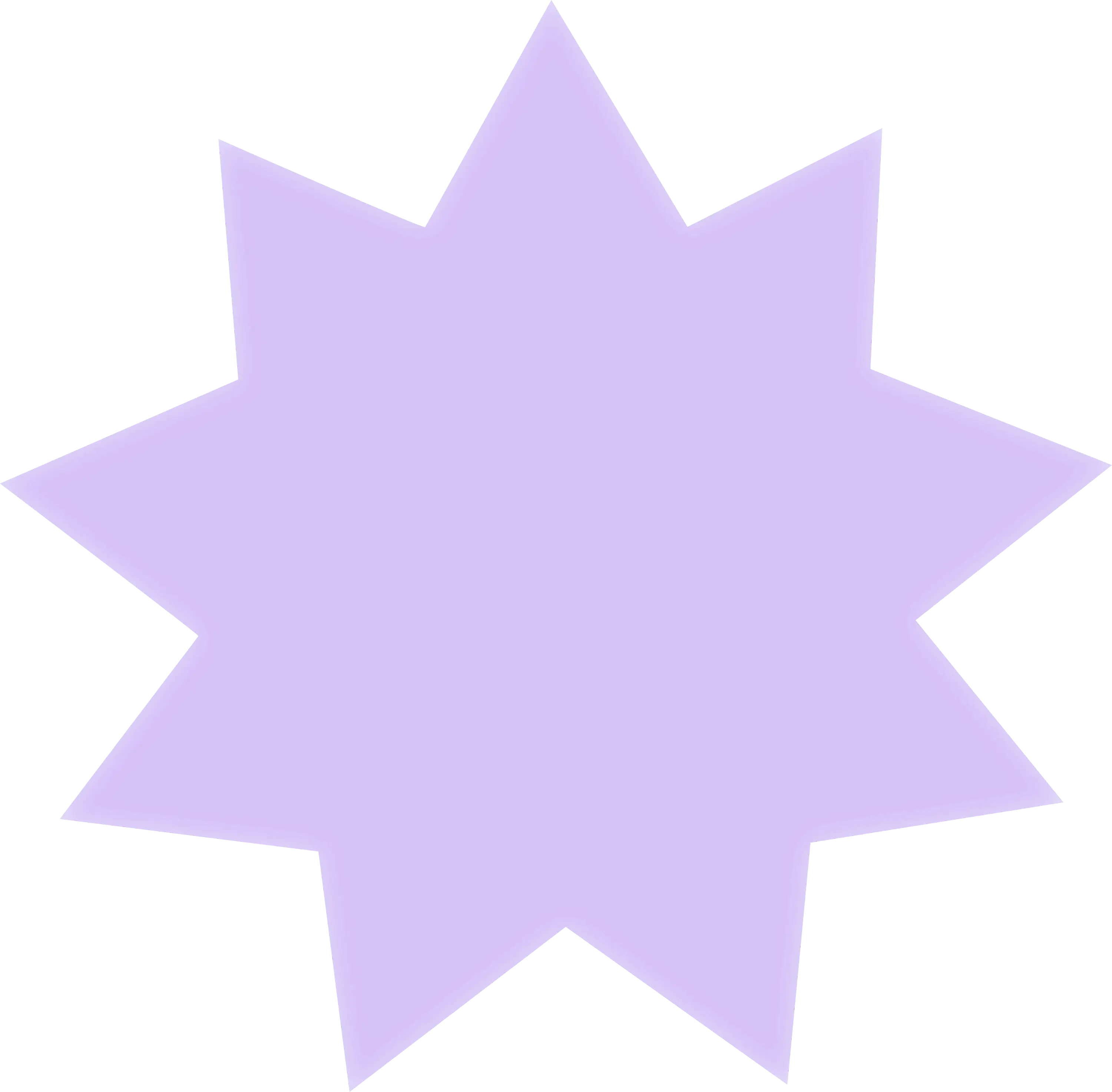Purple Starburst Icon for Decorative Use
