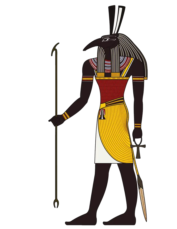 Ancient Egyptian Figure Illustration
