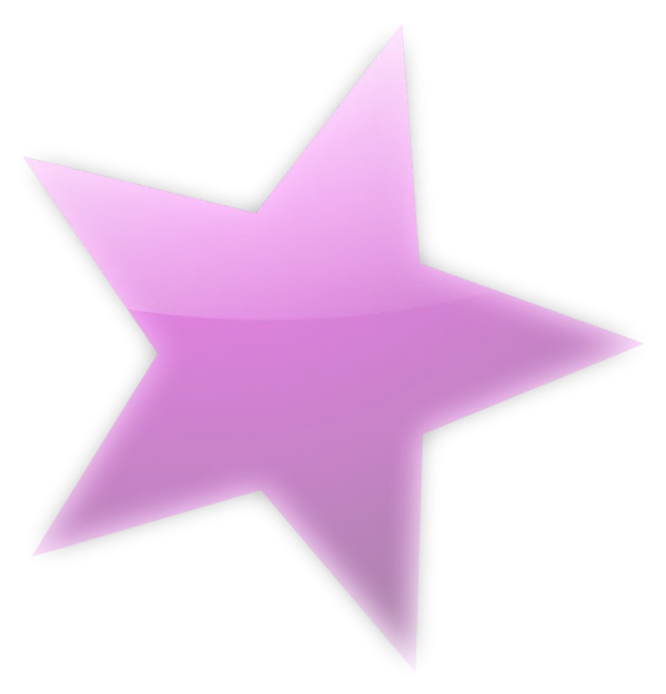 Glowing Purple Star Graphic
