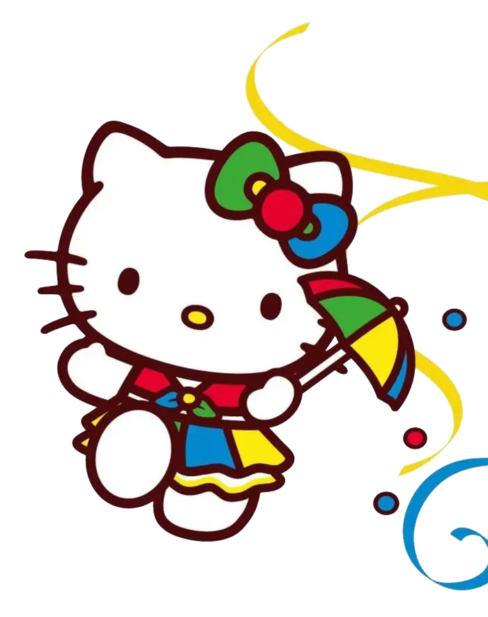 Hello Kitty with Umbrella