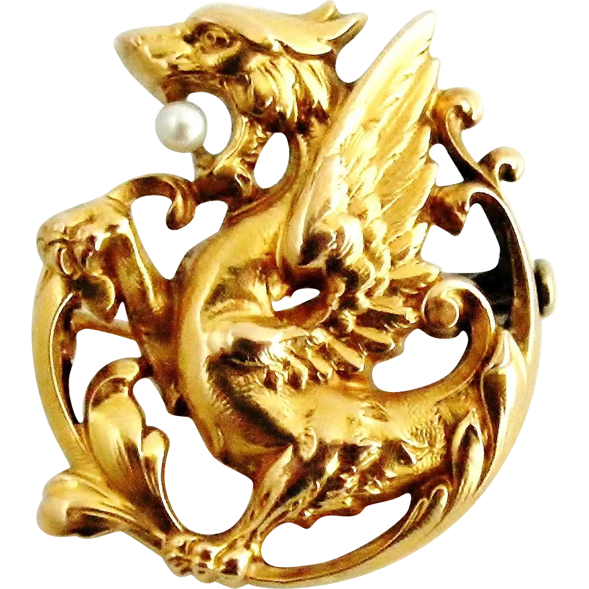 Golden Dragon Decorative Ornament