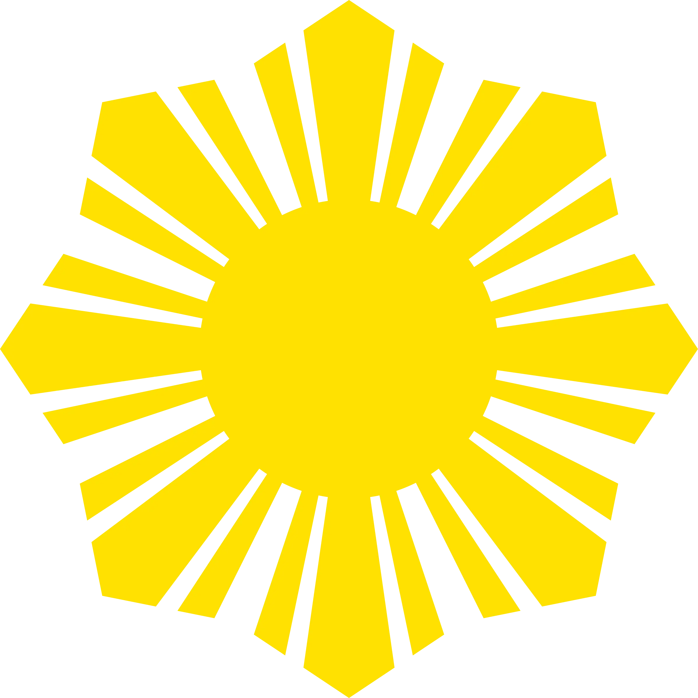 Yellow Sun Illustration