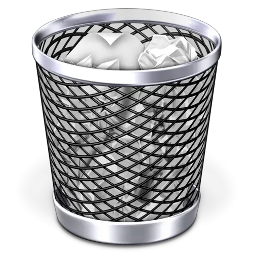 Metal Mesh Trash Can