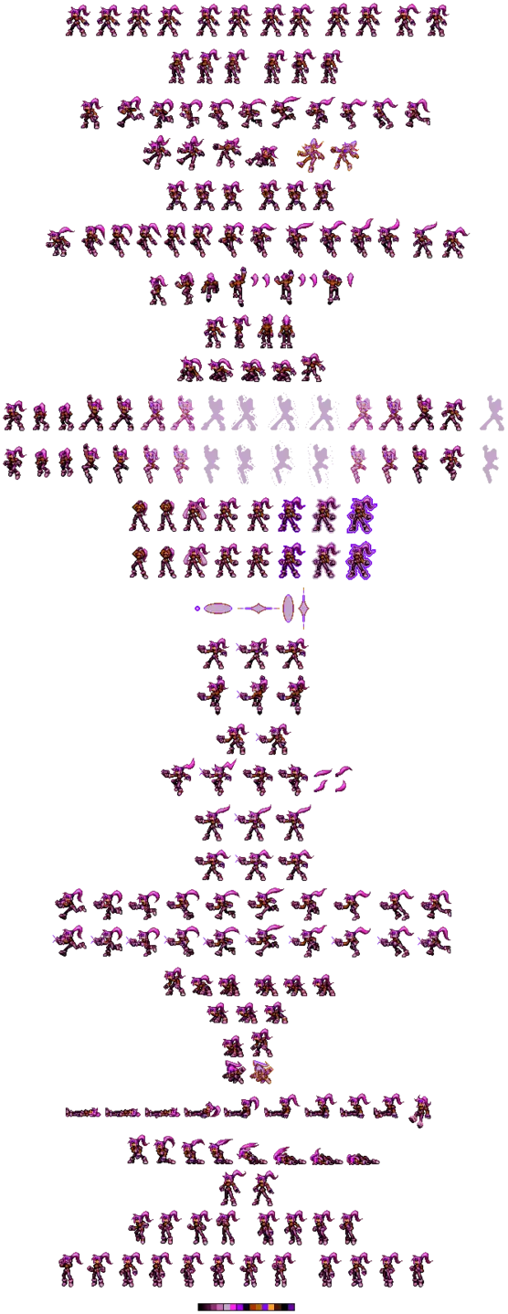 Sprite Animation Sheet for Game Development