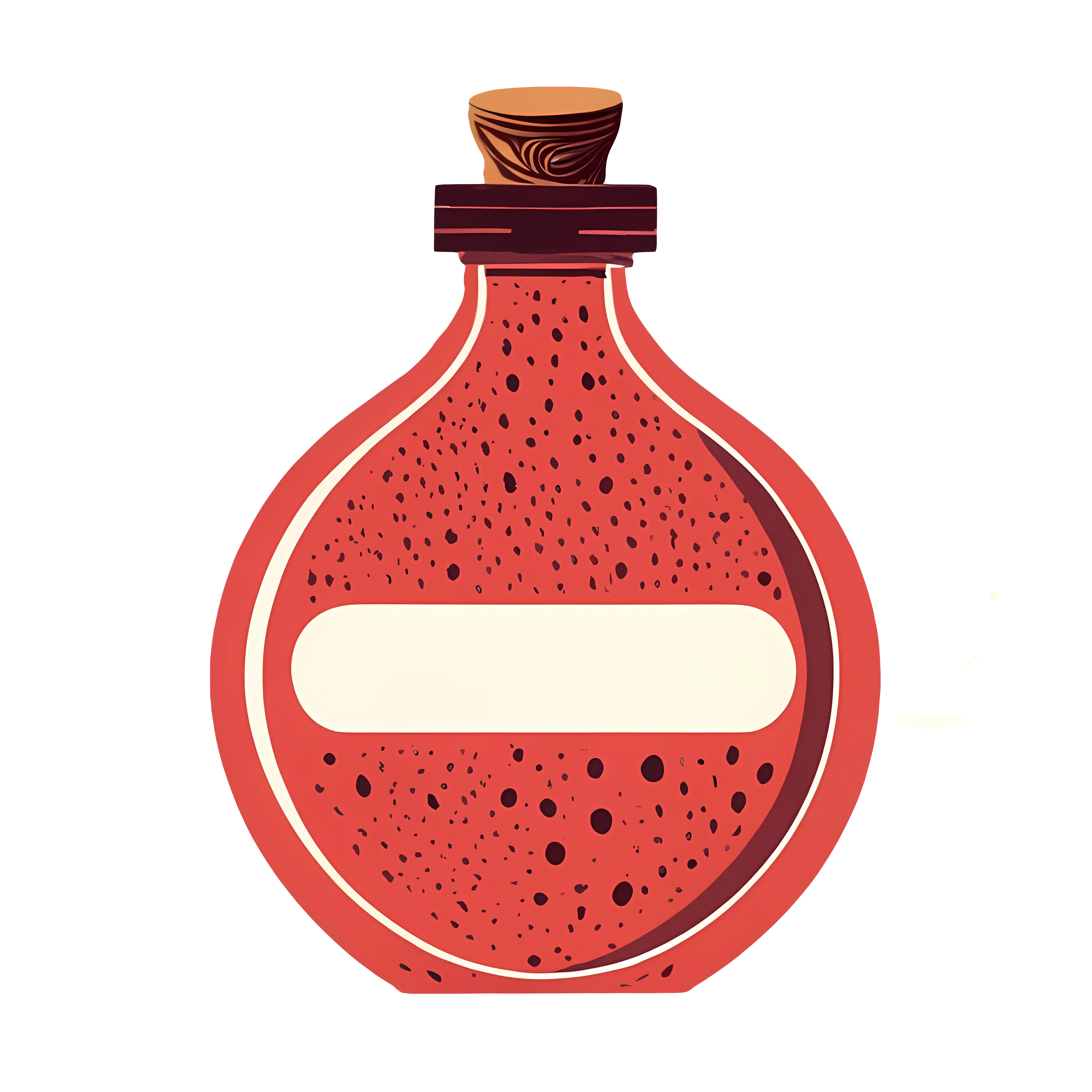 Vintage Glass Bottle Illustration