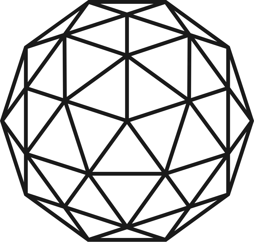 Geometric Shape with Triangular Framework
