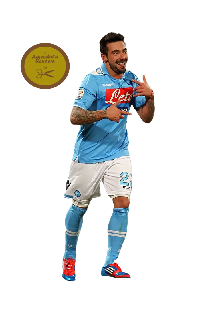 Napoli Football Player Celebrating
