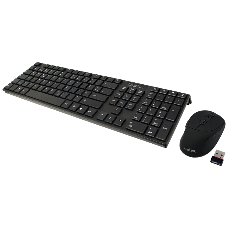 Wireless Keyboard and Mouse Combo for PC