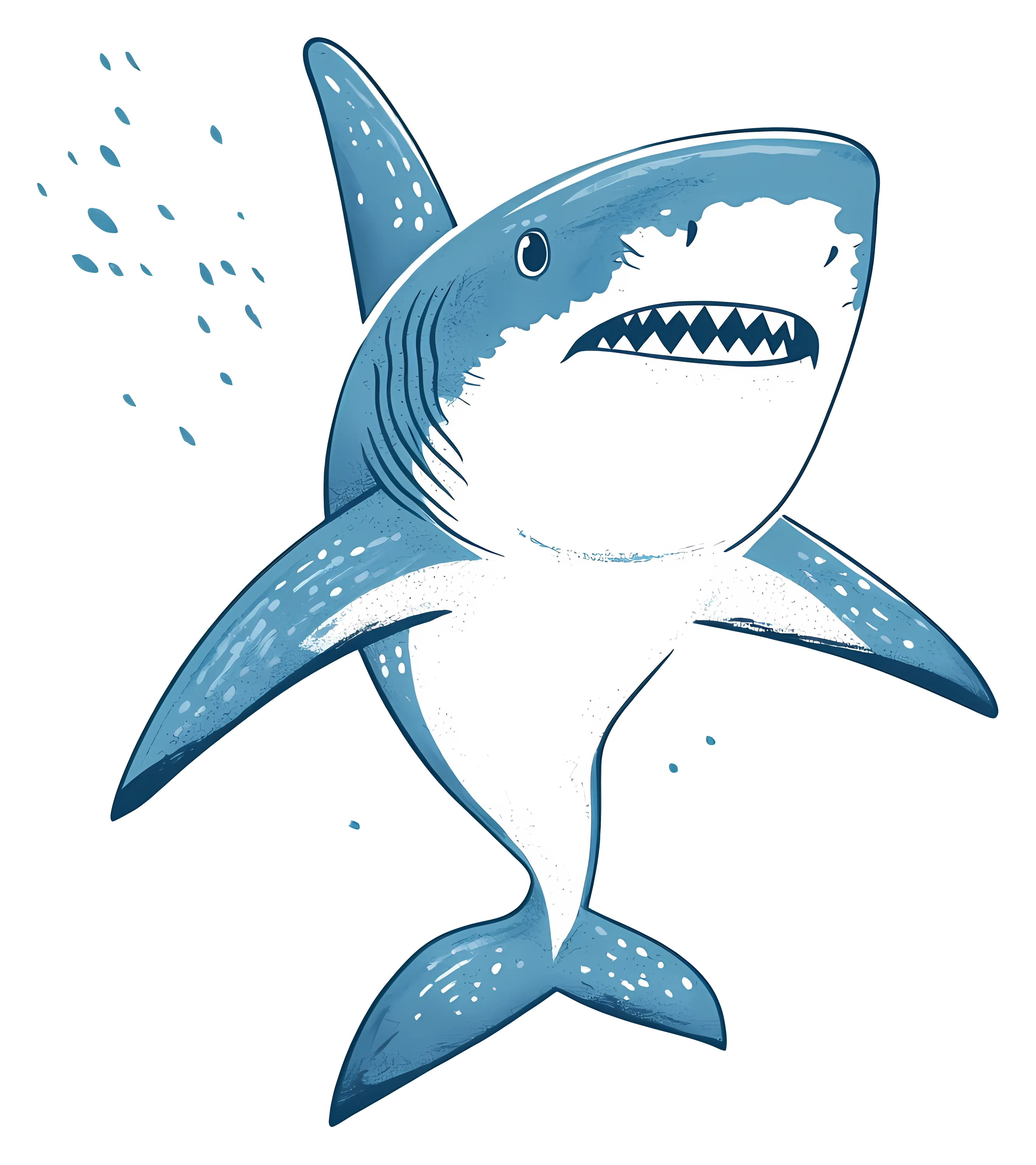 Cartoon Shark Illustration