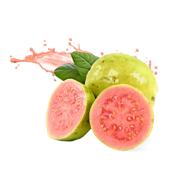 Pink Guava with Juicy Splashes