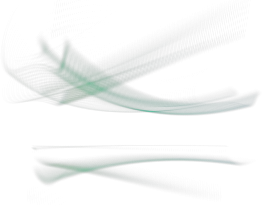 Abstract Green Transparent Lines