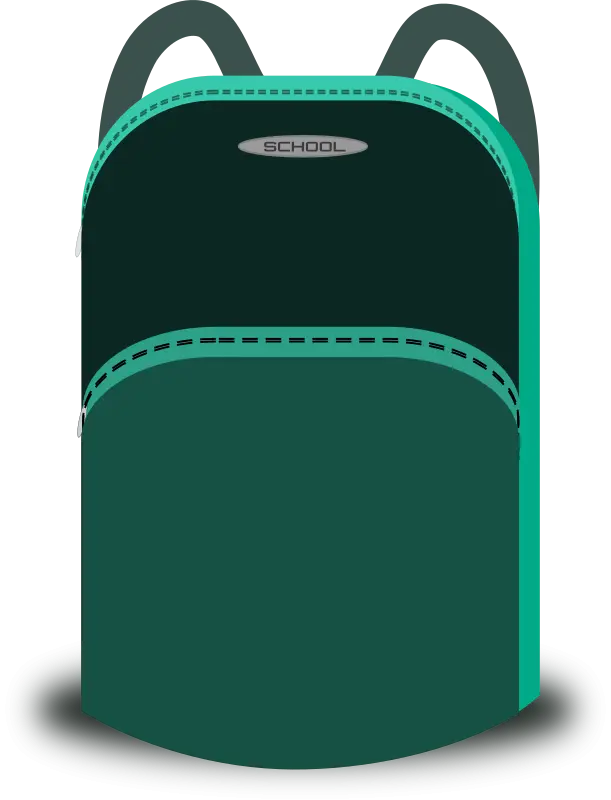 Green and Black Backpack