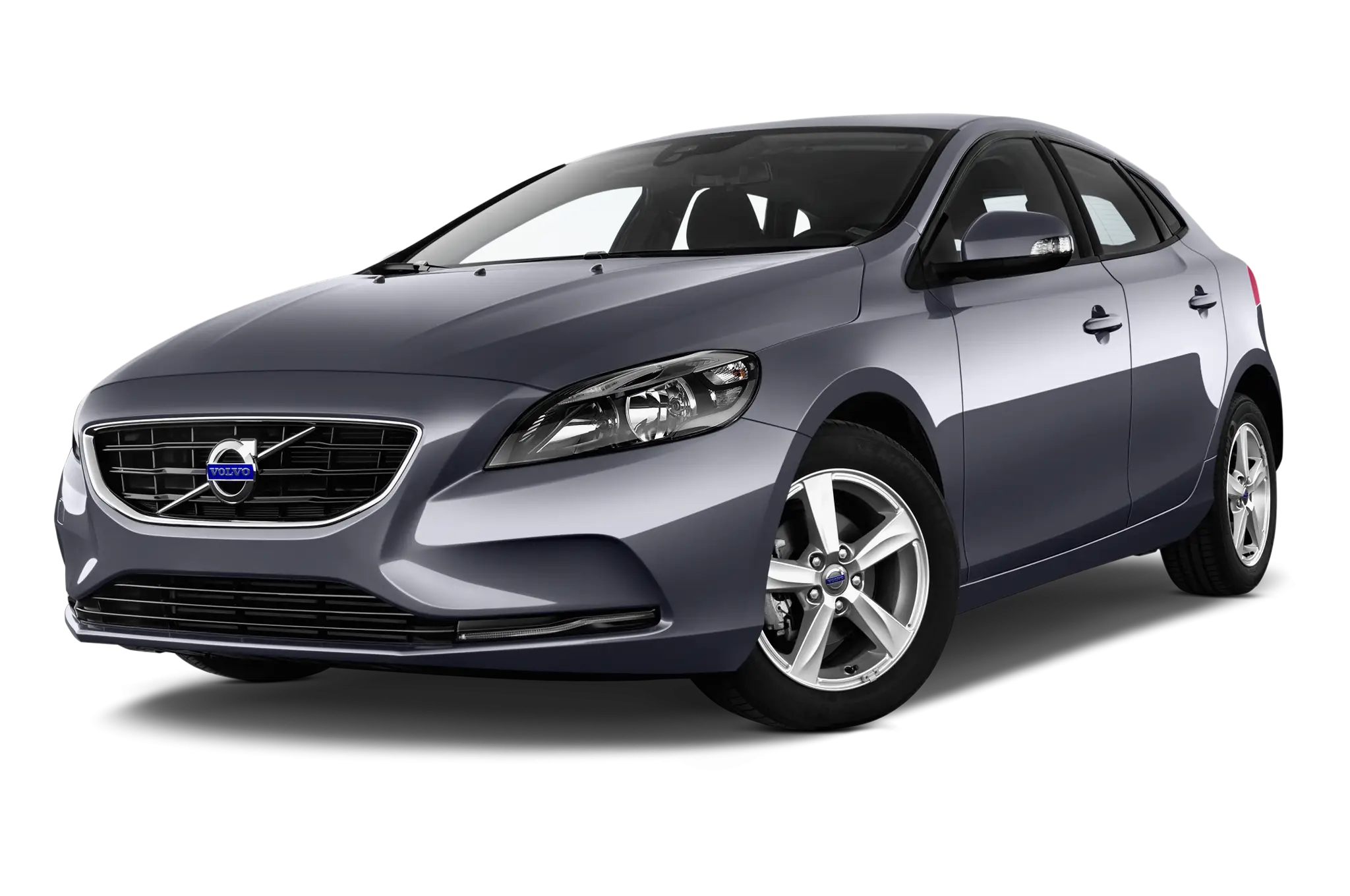 Gray Sedan Compact Car