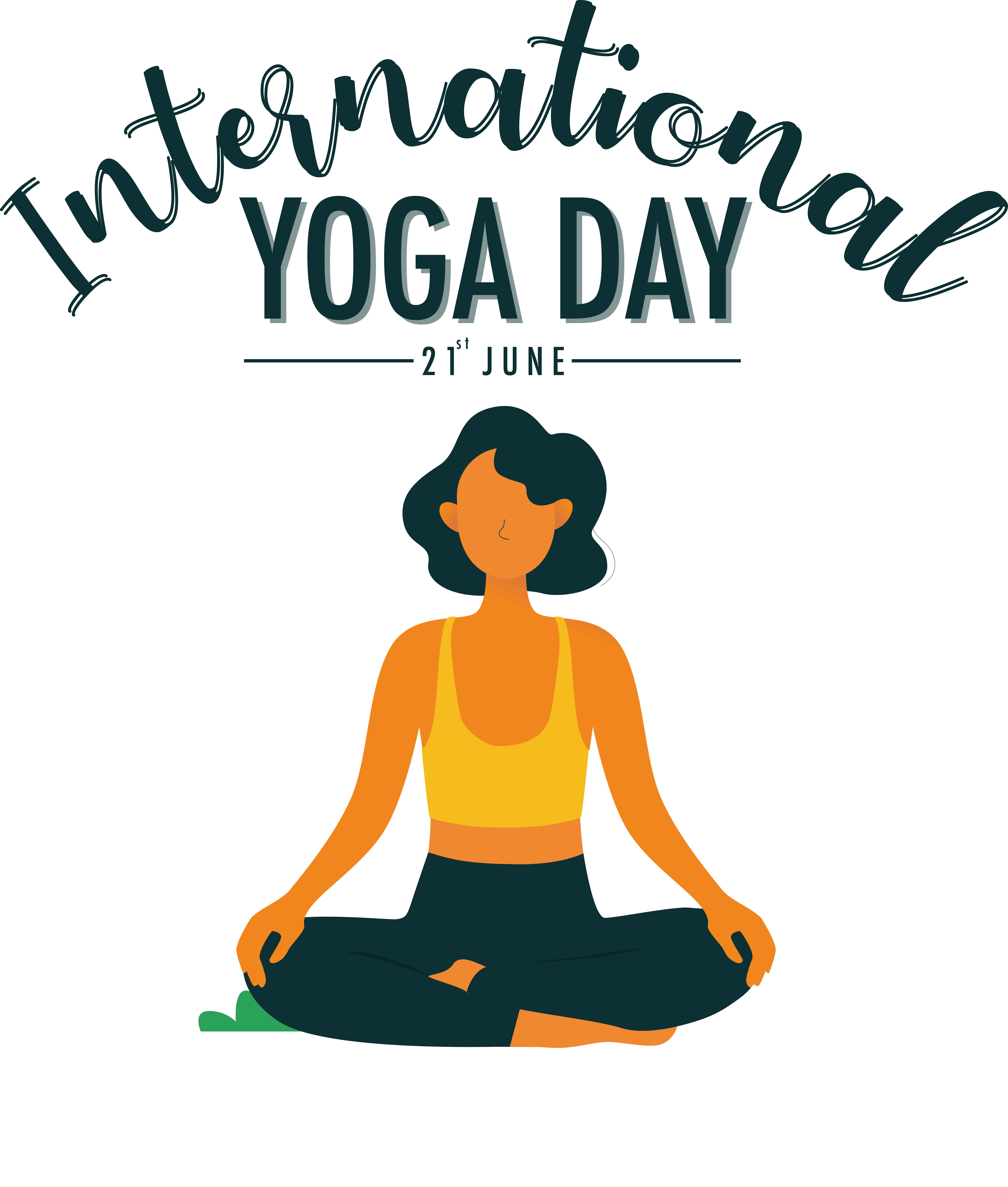 International Yoga Day Illustration