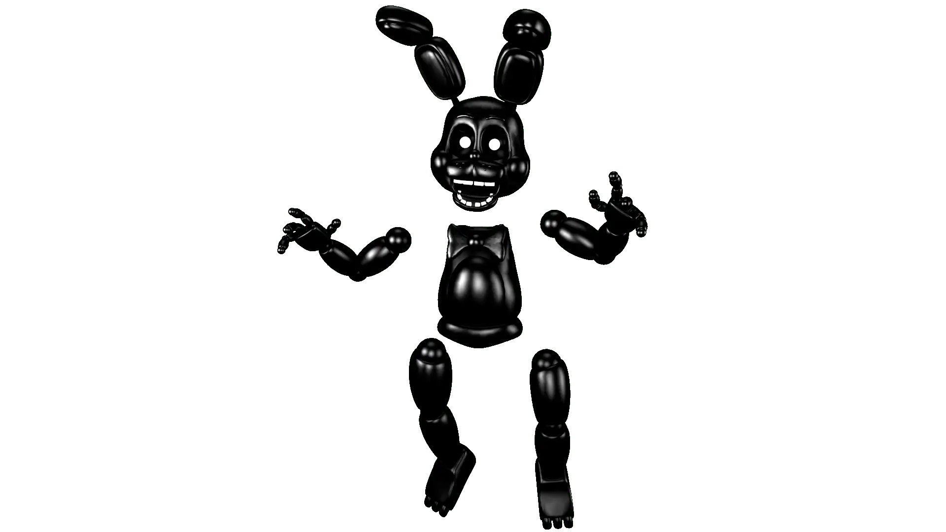 Black Animatronic Bunny Character
