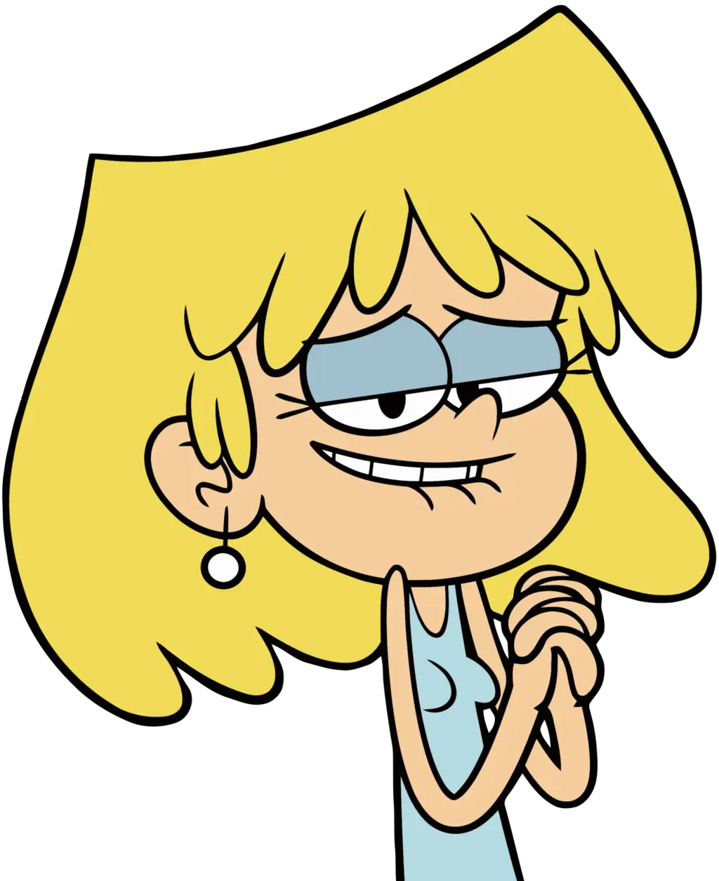 Cartoon Blonde Woman Illustration