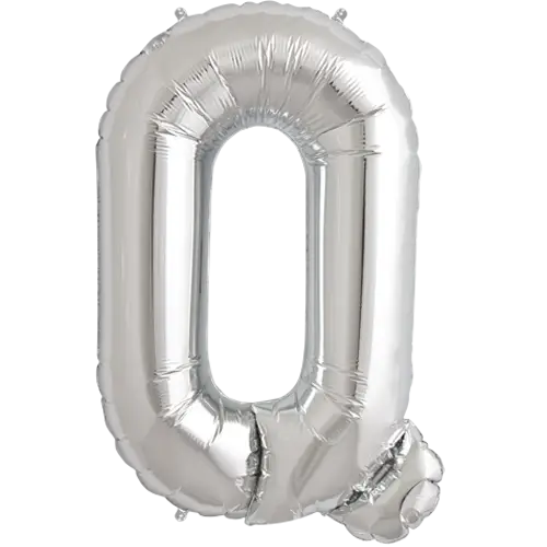 Silver Balloon Shaped Like Number 0 for Party Decor