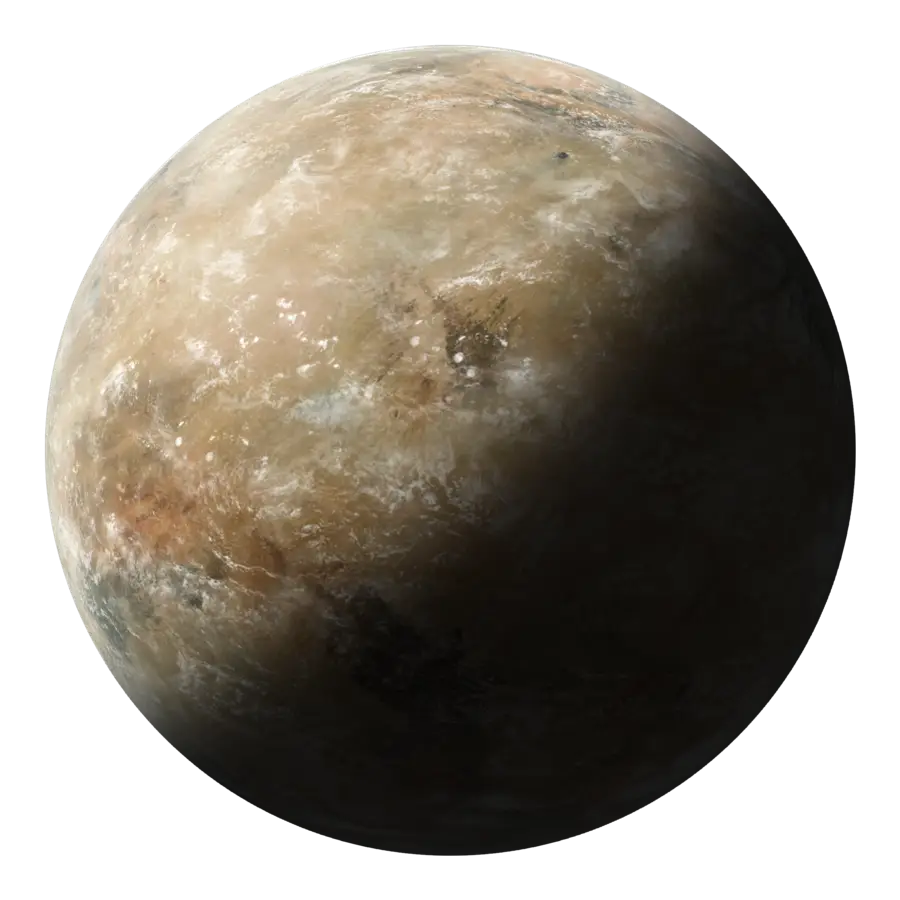 Rocky Planet in Space