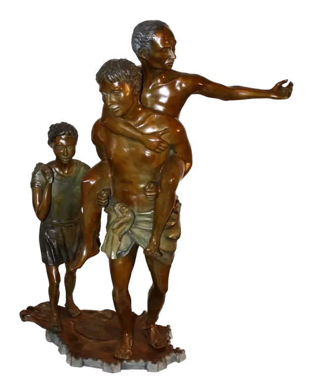 Bronze Sculpture of Figures