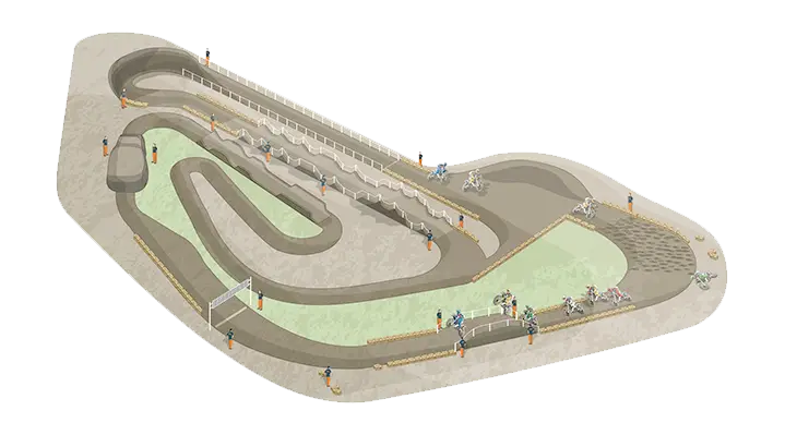 Race Track Illustration