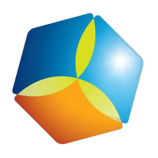 Colorful Hexagon Logo