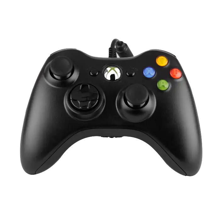 Black Game Controller for Console Gaming