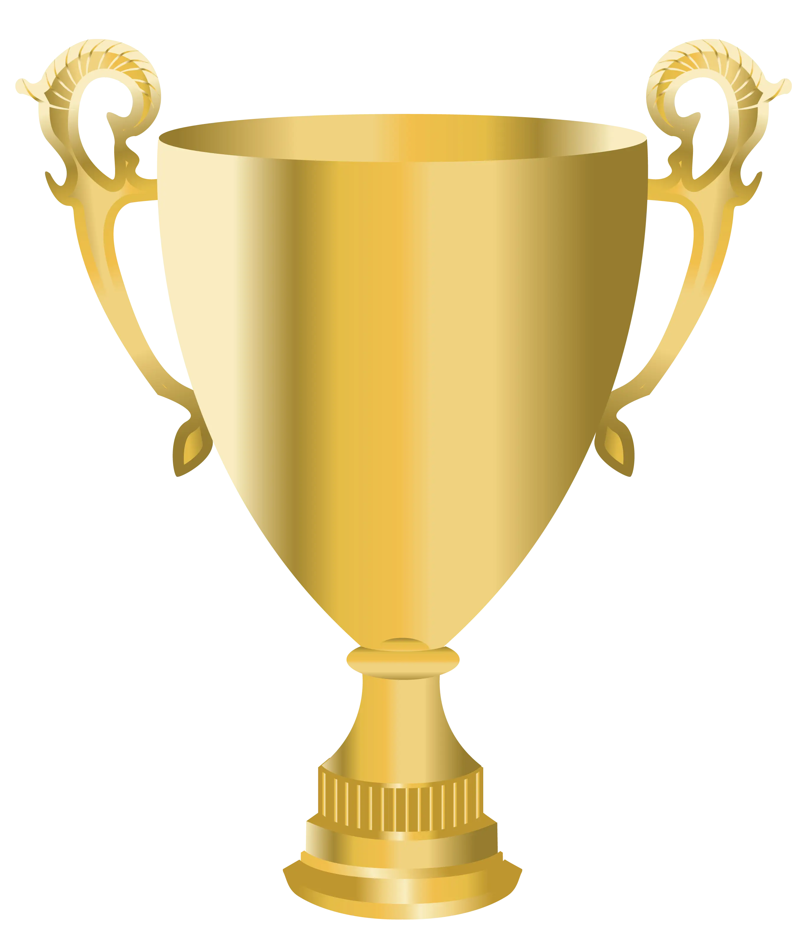 Golden Trophy Cup for Achievements