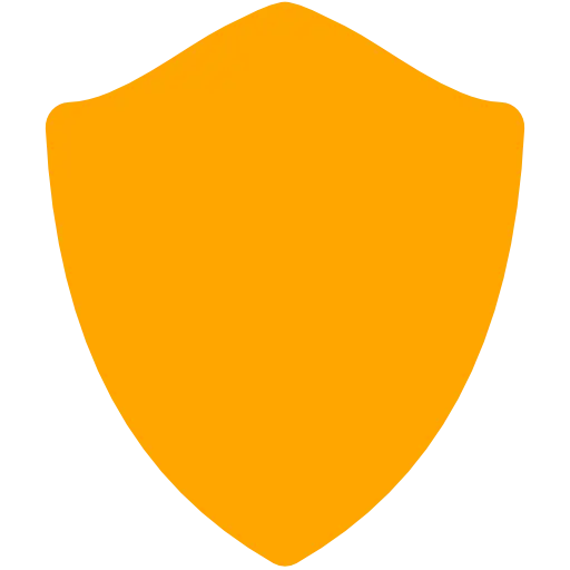 Yellow Shield Protection Icon