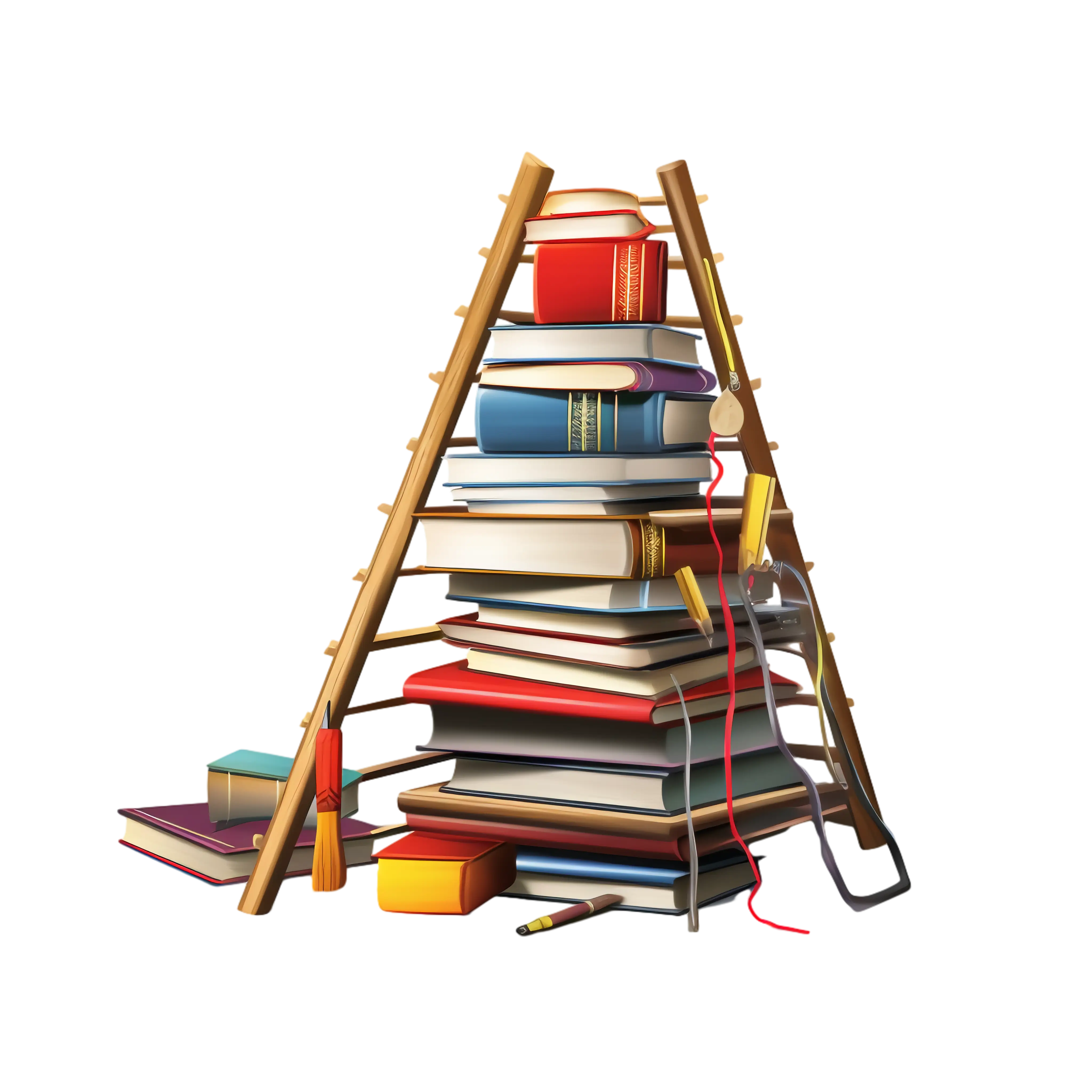 Stack of Colorful Books