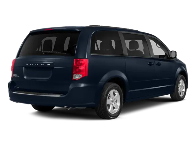 Dark Blue Passenger Van Illustration