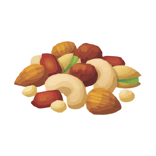 Illustration of Mixed Nuts