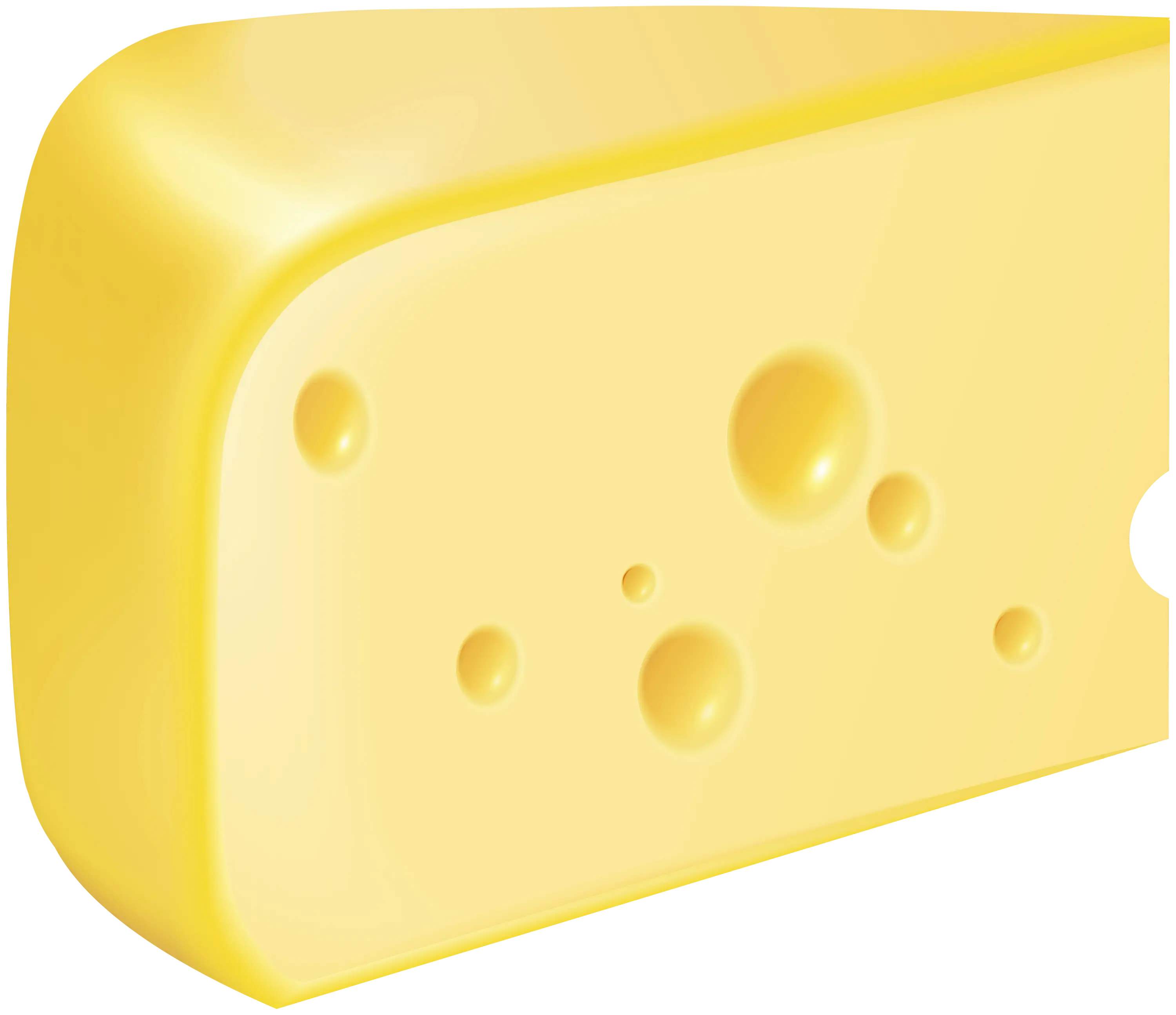 Yellow Cheese Slice