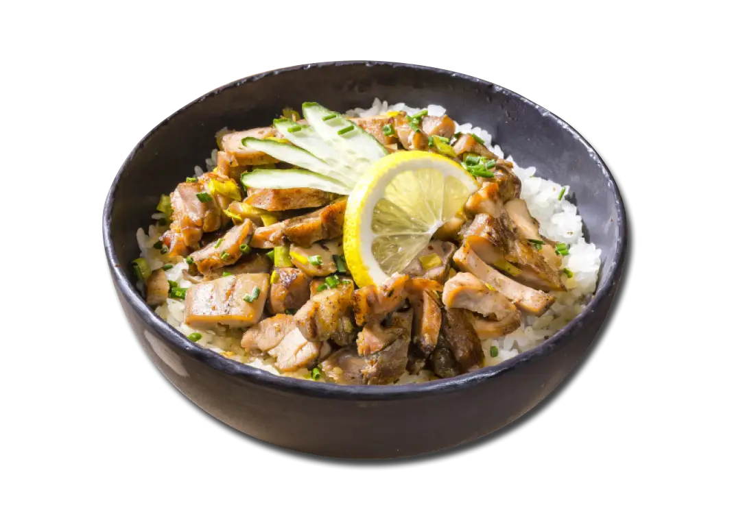 Chicken Rice Bowl with Lemon