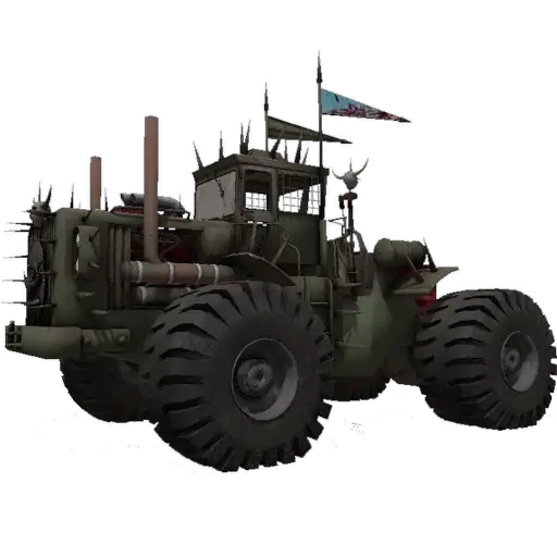 Spiked Monster Truck with Flag