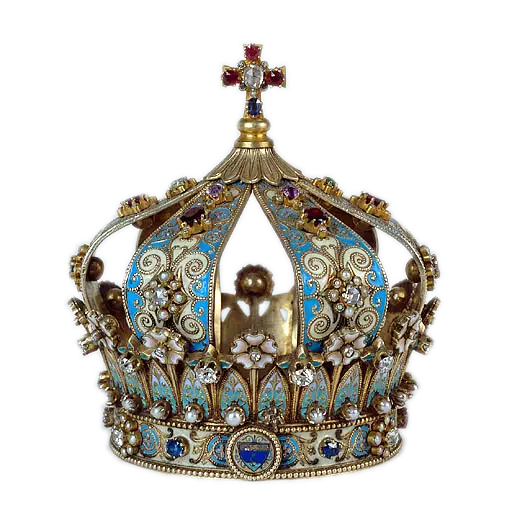 Ornate Royal Crown with Jewels