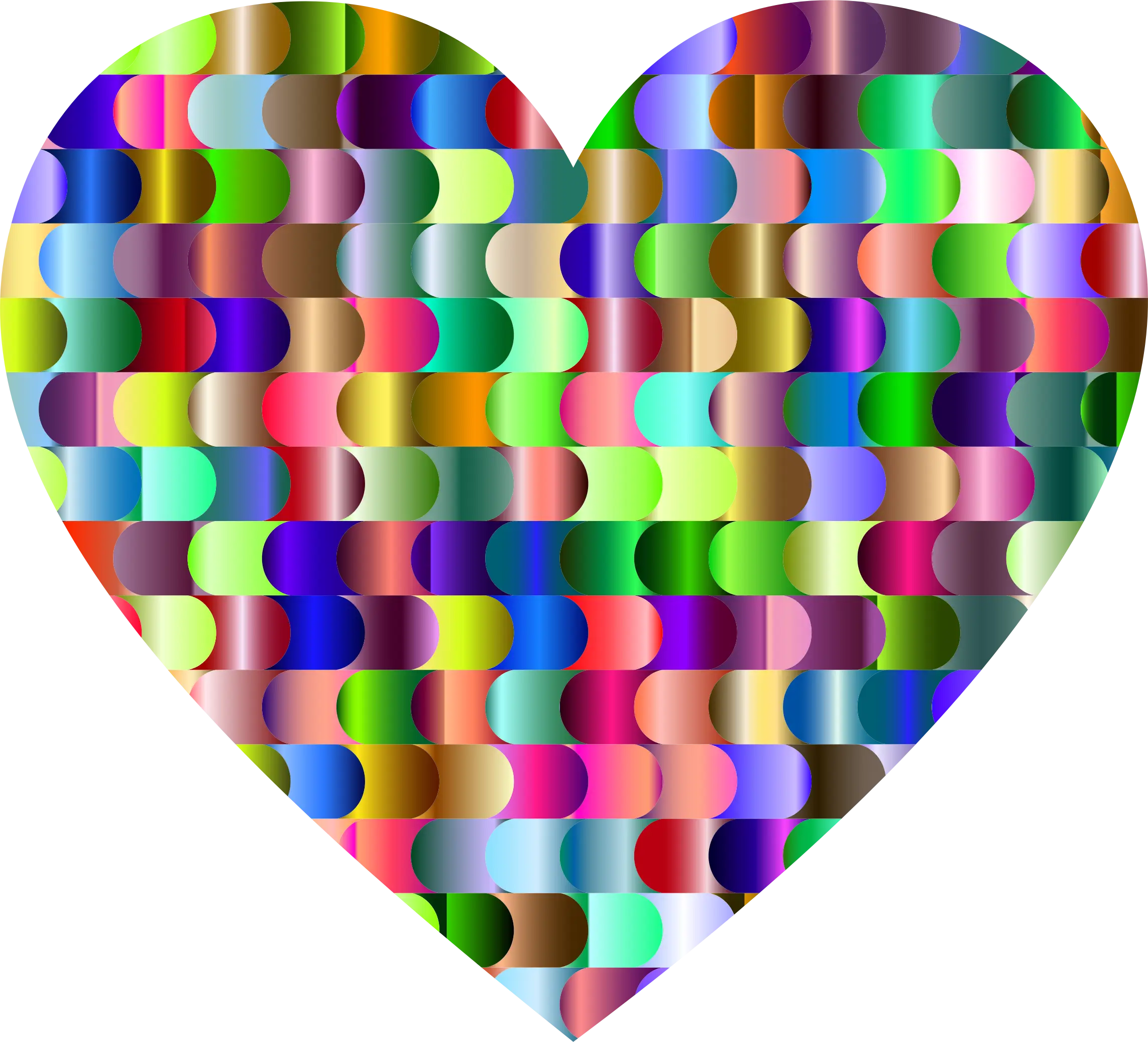 Colorful Heart Pattern