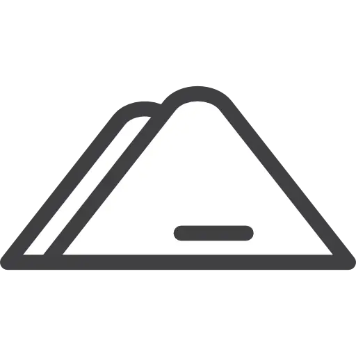 Minimalist Black Pile Icon Design