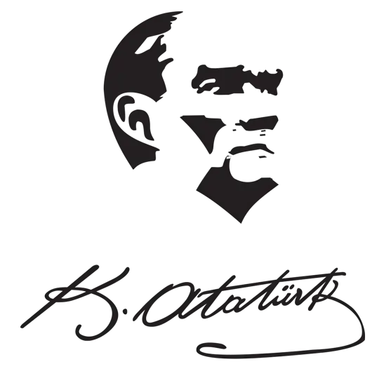 Silhouette and Signature Logo Illustration