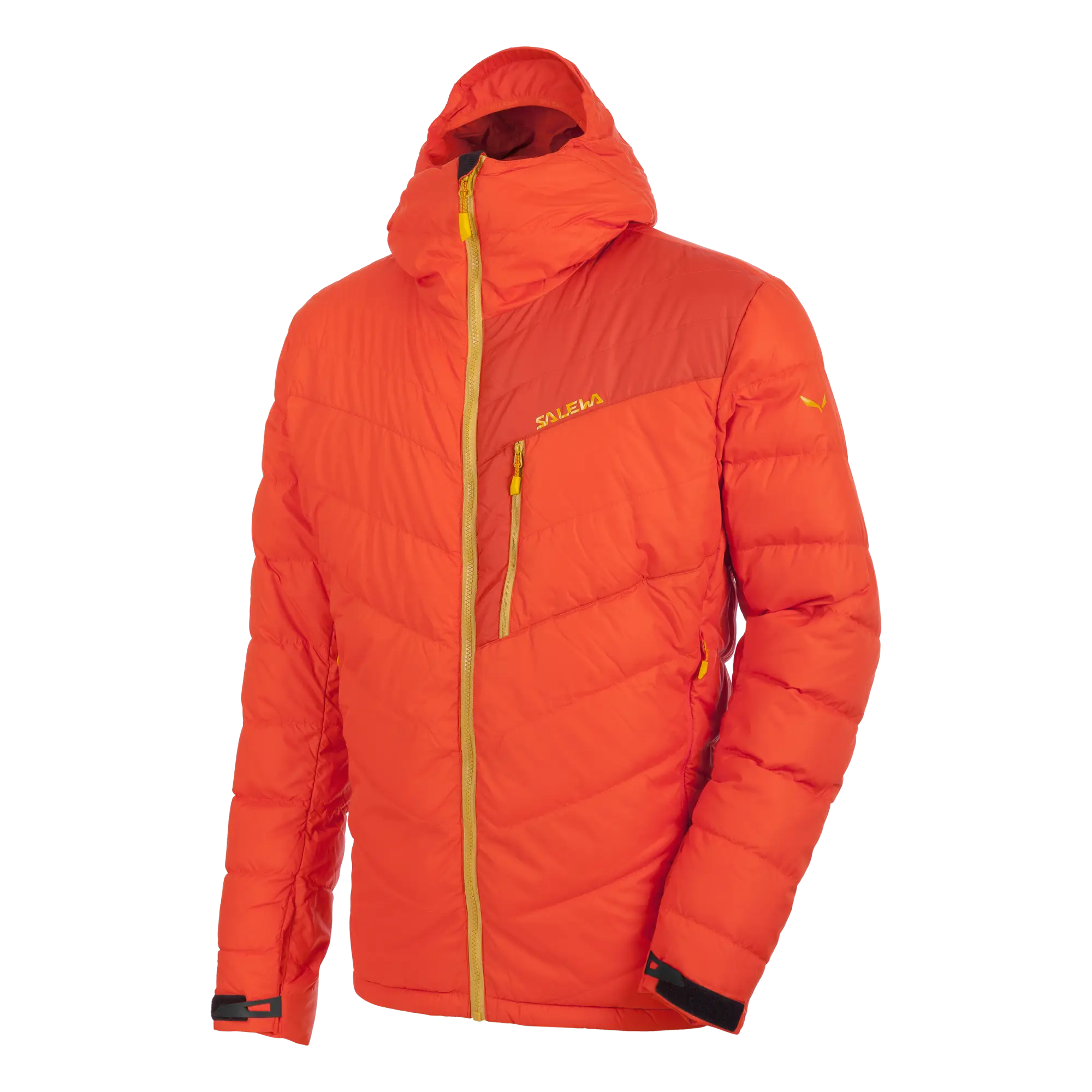 Bright Orange Winter Jacket for Outdoor Activities