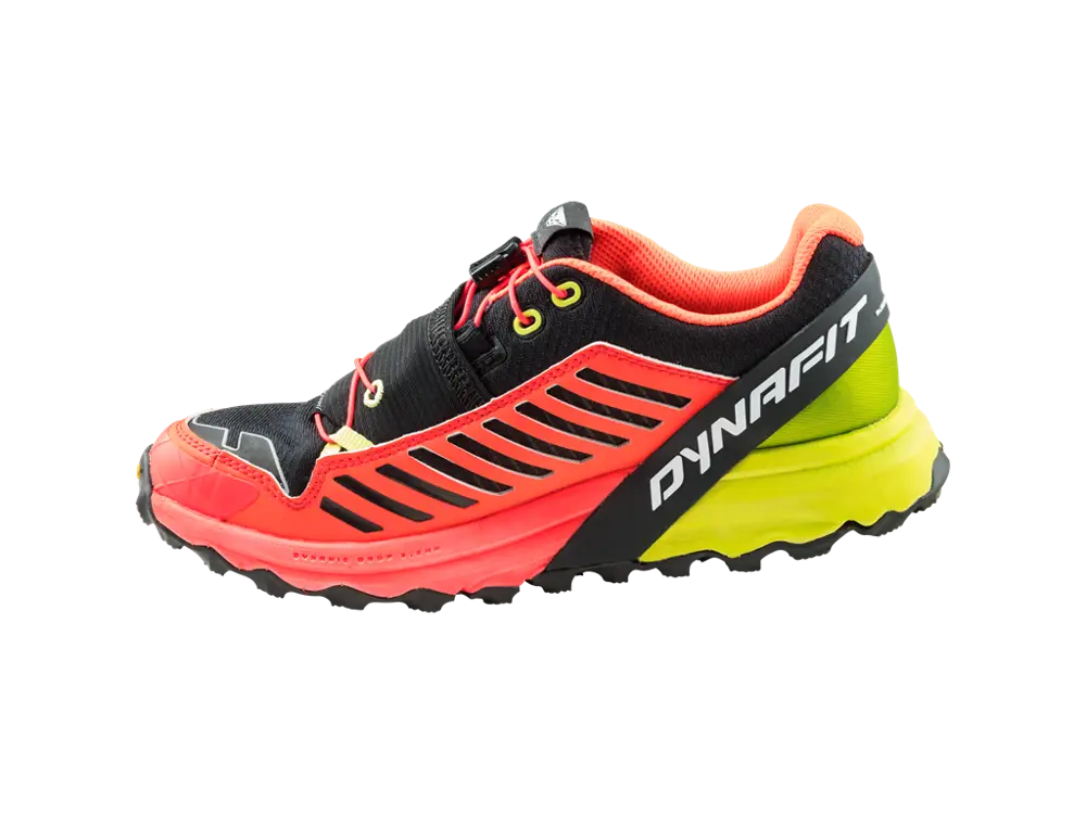 Red and Black Running Shoe for Active Use