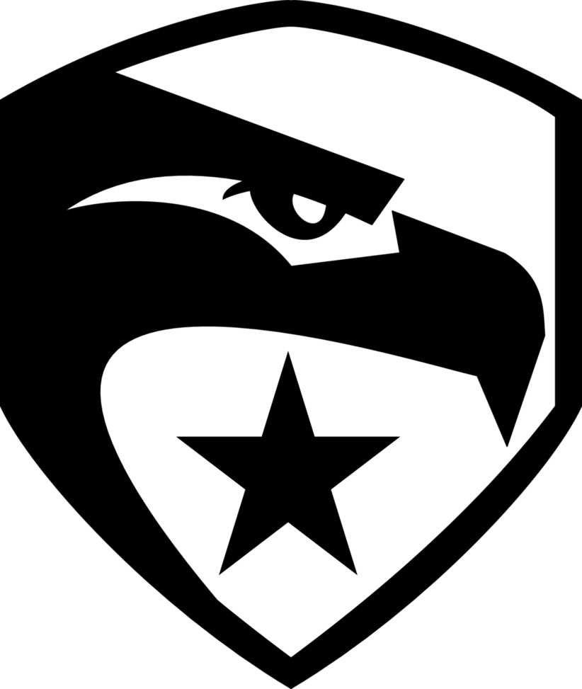 Eagle and Star Shield Logo