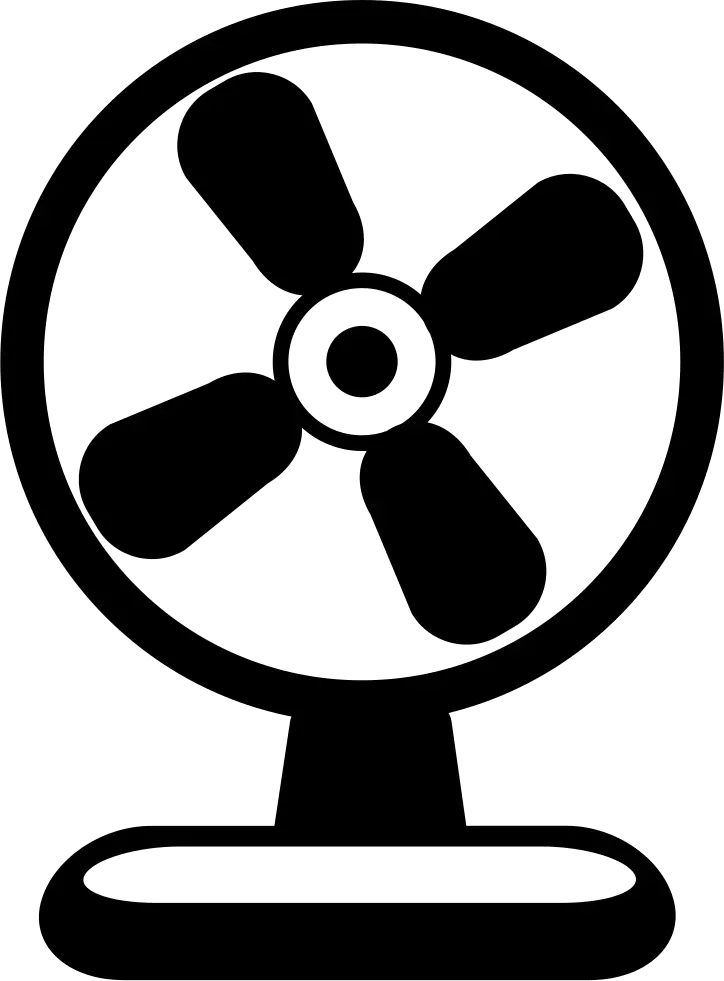 Electric Fan Silhouette