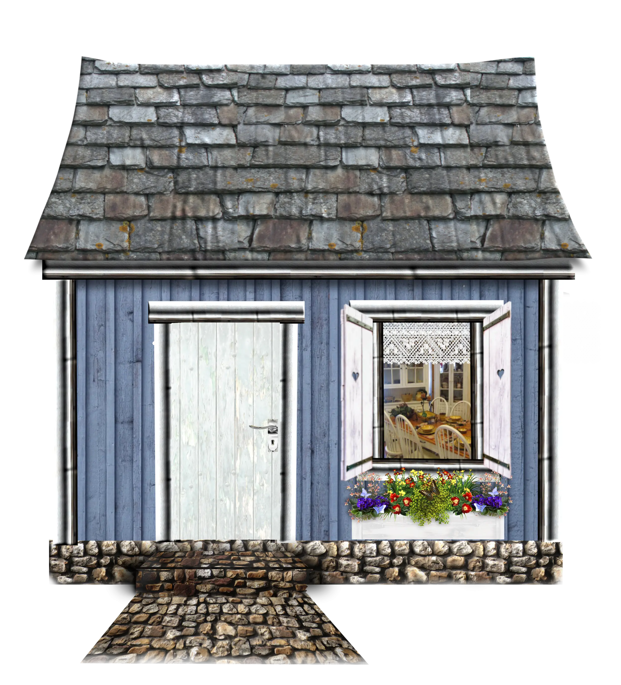 Small Cute Doodle House