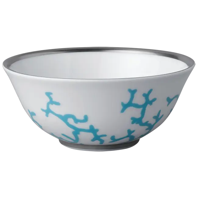 Decorative Ceramic Bowl with Blue Patterns