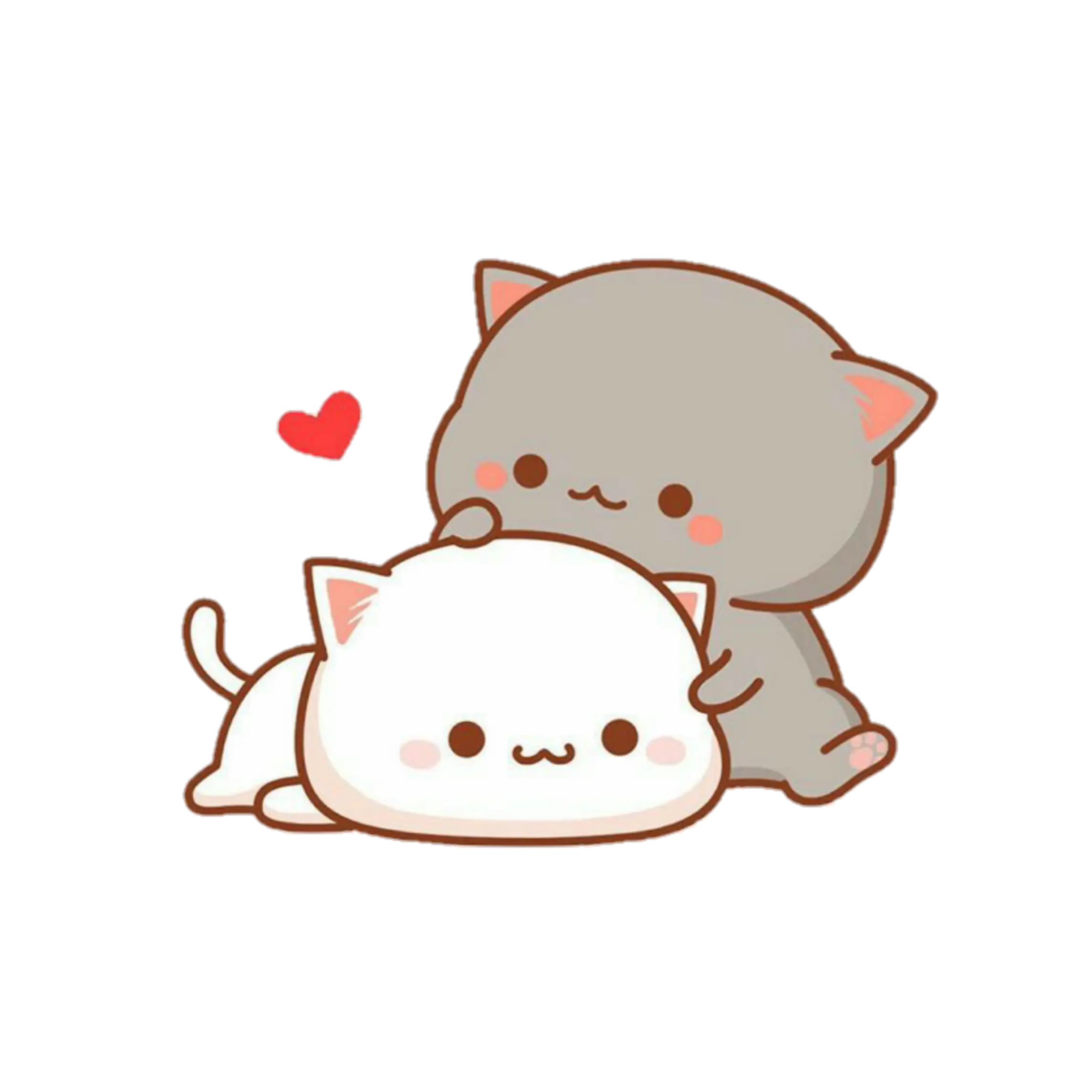 Cute Cats Cartoon Illustration
