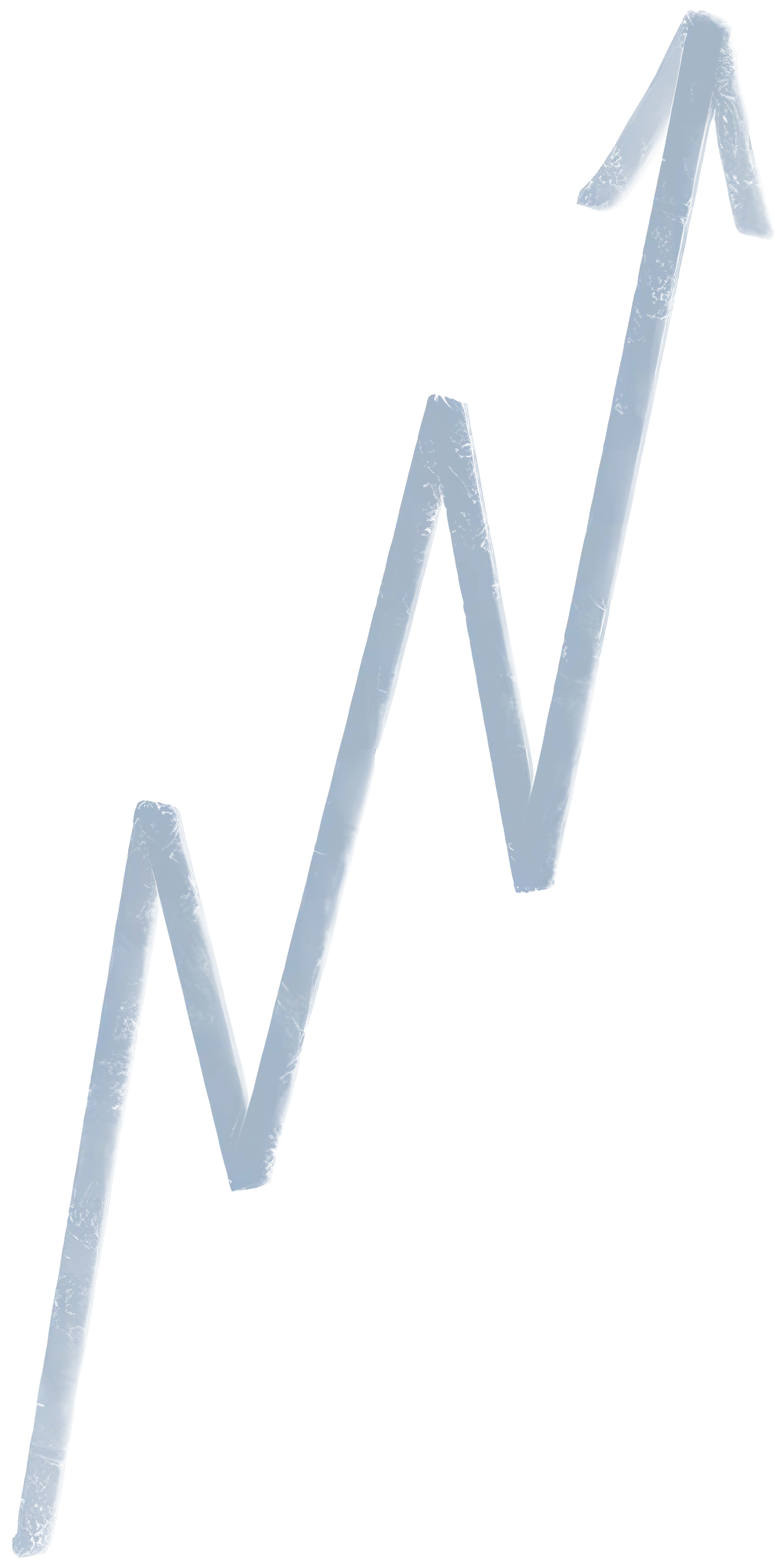 Upward Zigzag Arrow Indicating Growth